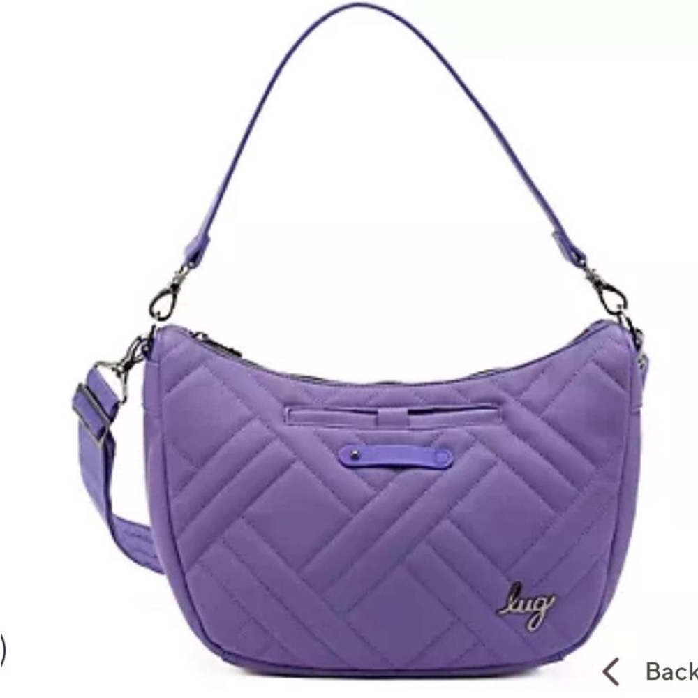 Lug Women's Lavender Quilted Shoulder Bag